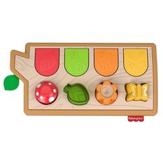 Развивающая игрушка Fisher-Price Прятки со зверятами (GJW24) коричневый