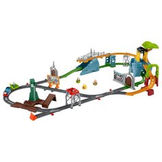 Fisher-Price Стартовый набор "Парк с животными Приключения обезьянок", серия TrackMaster, GLK81