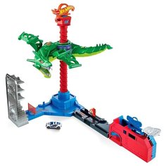 Игровой набор Mattel Hot Wheels Сити Воздушная атака дракона-робота GJL13