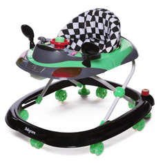 Ходунки Baby Care Prix зеленый/серый
