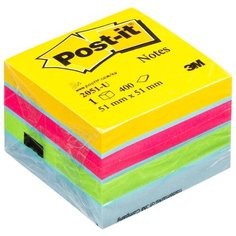 Post-it Блок-кубик 51х51 мм, 400 штук (2051-L/2051-P) Мармелад