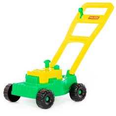 Каталка-игрушка Полесье Газонокосилка №5 (62628) желтый/зеленый