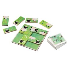 Головоломка DJECO Собери овечку (08473) зеленый