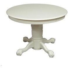 Стол кухонный TetChair Rochester STC (4260-STC), раскладной, длина в разложенном виде: 150 см, d: 106 см, слоновая кость