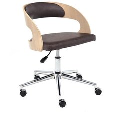 Компьютерное кресло TetChair Jazz офисное, обивка: искусственная кожа, цвет: бежевый/коричневый 4230
