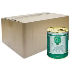 Корм для кошек CLAN 9 шт. Classic Мясное ассорти с Языком для кошек 0.34 кг