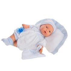 Интерактивная кукла Antonio Juan Химено в голубом 27 см 1113B