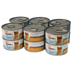 Корм для кошек 1st Choice для здоровья кожи и шерсти, с тунцом, с курицей и с папайей 12шт. х 85 г