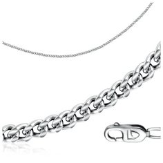 Бронницкий Ювелир Цепь из серебра 310700101, 45 см, 6.59 г