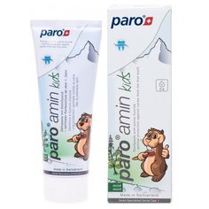 Зубная паста Paro на основе аминфлюорида 0-6 лет, 75 мл