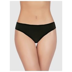 Vis-a-Vis Трусы стринги с кружевной отделкой, размер L, black