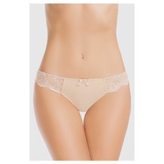 Vis-a-Vis Трусы бикини низкой посадки Delicate с кружевом, размер XS, beige