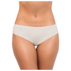 Vis-a-Vis Трусы бикини с фигурной лазерной отделкой и украшением из термостраз, размер L, beige