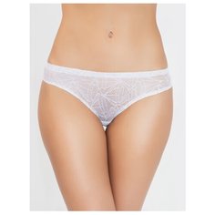 Vis-a-Vis Трусы бикини из кружева, размер L, white