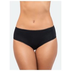 Vis-a-Vis Трусы слипы классика с декоративными резинками, размер XXL, black