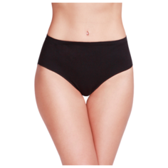 Vis-a-Vis Трусы слипы классика с широким кружевом, размер L, black