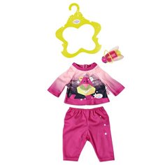 Zapf Creation Набор одежды для куклы Baby Born 824818 бордовый
