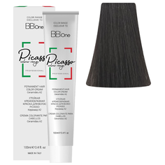 BB One Picasso Colour Range Перманентная крем-краска, 100 мл, 4.11 интенсивный пепельный натуральный коричневый