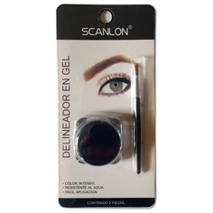 Scanlon Гель для бровей Delineador En Gel черный