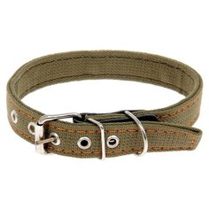 Ошейник Пижон двухслойный (1613447), 54 см коричневый