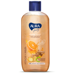 Гель для душа Aura Апельсин и имбирь, 400 мл