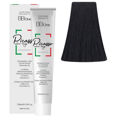 BB One Picasso Colour Range Перманентная крем-краска, 100 мл, 1.0 интенсивный натуральный черный