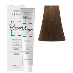 BB One Picasso Colour Range Перманентная крем-краска, 100 мл, 8.73 светло-ореховый блонд