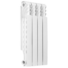 Радиатор секционный алюминий ATM Moderno 500/80 x4 подключение универсальное боковое белый