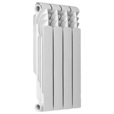 Радиатор секционный биметаллический ATM Metallo 500/80 x4 подключение универсальное боковое белый