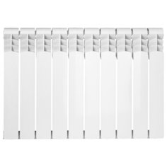 Радиатор секционный биметаллический ATM Metallo 500/80 x10 подключение универсальное боковое белый