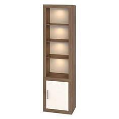 Стеллаж Мэрдэс Toivo ВтВ 4 полки, материал: ЛДСП, ШxГxВ: 60х38х216 см, белый/шамони Merdes