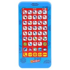 Развивающая игрушка Умка Фикси телефон Азбука (HX2501-R40) голубой/красный