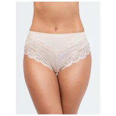 Vis-a-Vis Трусы слипы высокой посадки с кружевом, размер XL, beige