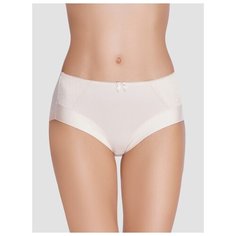Vis-a-Vis Трусы слипы высокой посадки с кружевными вставками, размер XL, beige