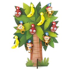 Развивающая игрушка Woodland Пальма 124104 коричневый/зеленый