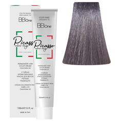 BB One Picasso Colour Range Перманентная крем-краска, 100 мл, 7.12 блонд фиолетовый металлик