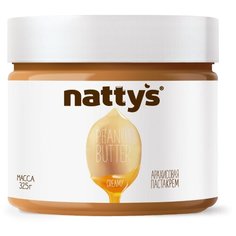 Nattys Паста-крем арахисовая Creamy с мёдом 325 г