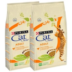 Корм для кошек CAT CHOW с курицей 2шт. х 15 кг