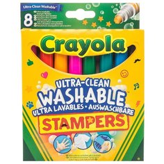 Crayola Фломастеры-штампы смываемые 8 шт. (58-8129)