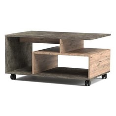 Столик журнальный СБК Честер №2, ДхШ: 90 х 55 см, камень темный/дуб веллингтон