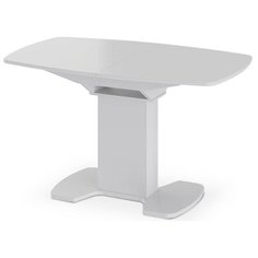 Стол кухонный ТриЯ Портофино СМ(ТД)-105.02.11(1), раскладной, ДхШ: 130 х 80 см, длина в разложенном виде: 161.5 см, белый Triya