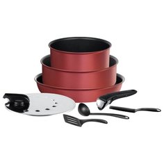 Набор посуды Tefal Ingenio Performance L6598902 8 пр. красный
