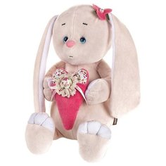 Мягкая игрушка Maxitoys Романтичный зайчик с розовым сердечком 20 см