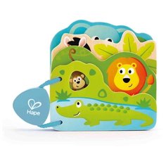 Hape Книжка-игрушка Дикие животные