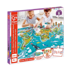 Настольная игра Hape 2 в 1 Мировое турне