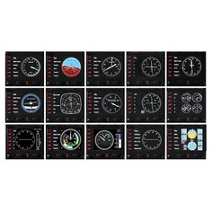 Панель Logitech G Flight Instrument Panel