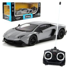 Легковой автомобиль Hoffmann Lamborghini Aventador LP720-4 (85531) 1:16 30 см серый