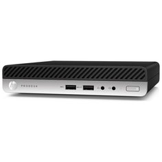 Настольный компьютер HP ProDesk 400 G5 DM (7PH61EA) Tiny-Desktop/Intel Core i5-9500T/8 ГБ/512 ГБ SSD/Intel UHD Graphics 630/Windows 10 Pro черный/серебристый