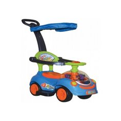 Каталка-толокар Barty Smile Pretty Happy (Q07-4) со звуковыми эффектами голубой