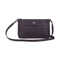 Сумка кросс-боди Afina, натуральная кожа, фиолетовый